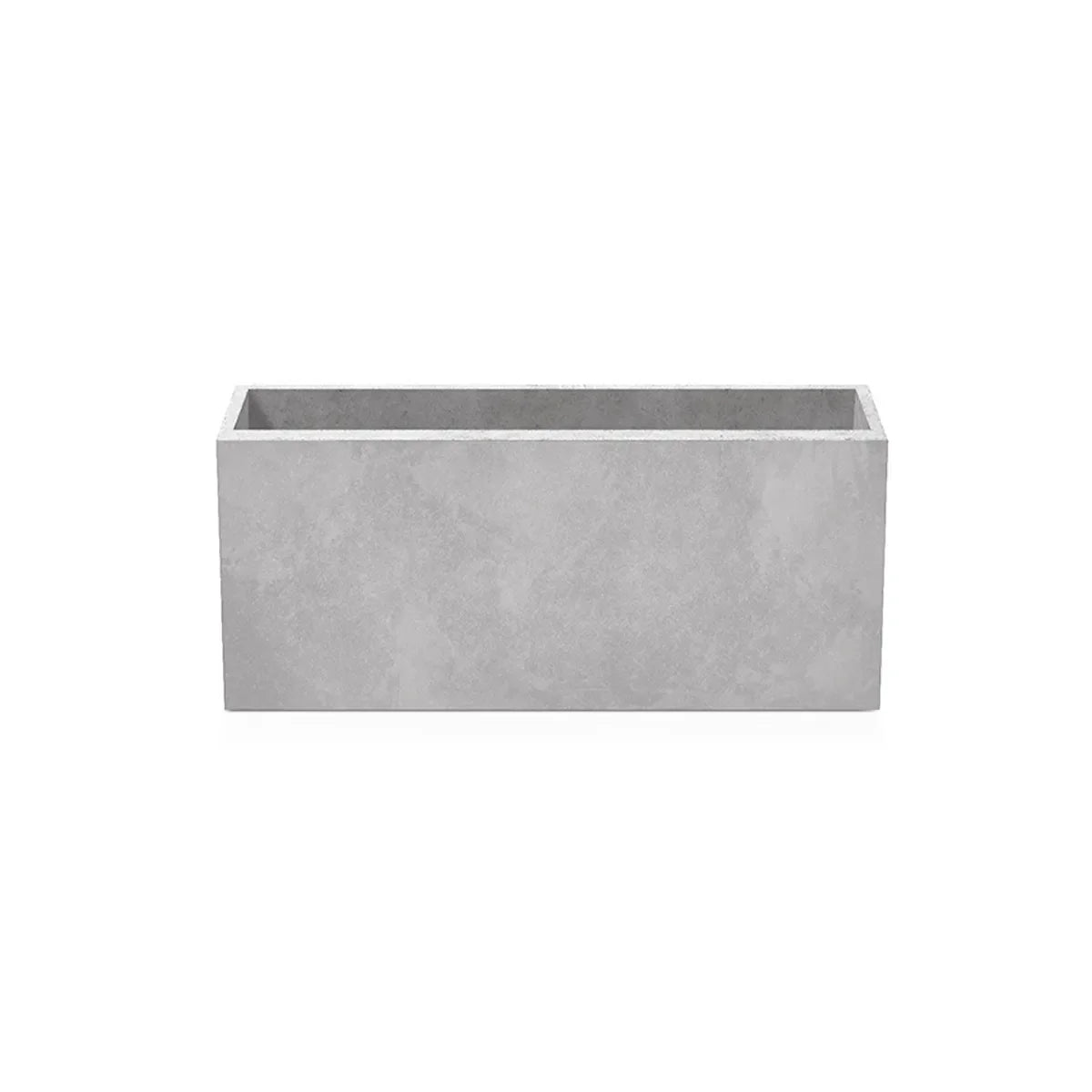 Outdoor Concrete Planters - Rectangle 30x100x40 cm on white background Decormania.eu