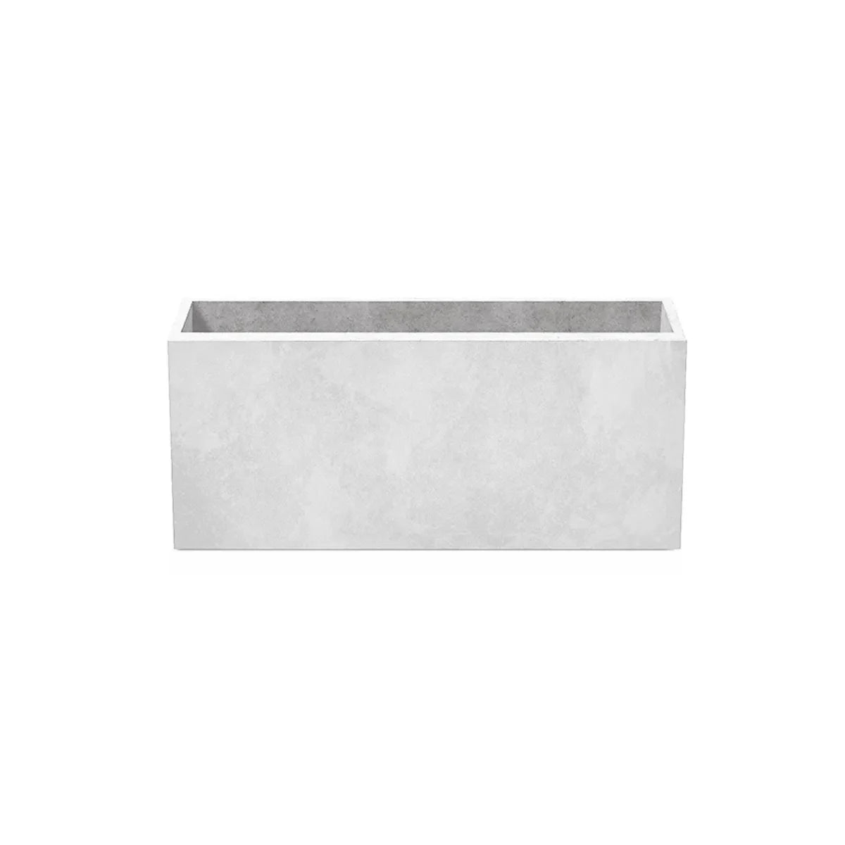 Outdoor Concrete Planters - Rectangle 30x100x40 cm on white background Decormania.eu