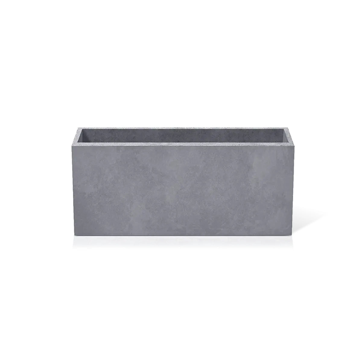 Outdoor Concrete Planters - Rectangle 30x100x40 cm on white background Decormania.eu