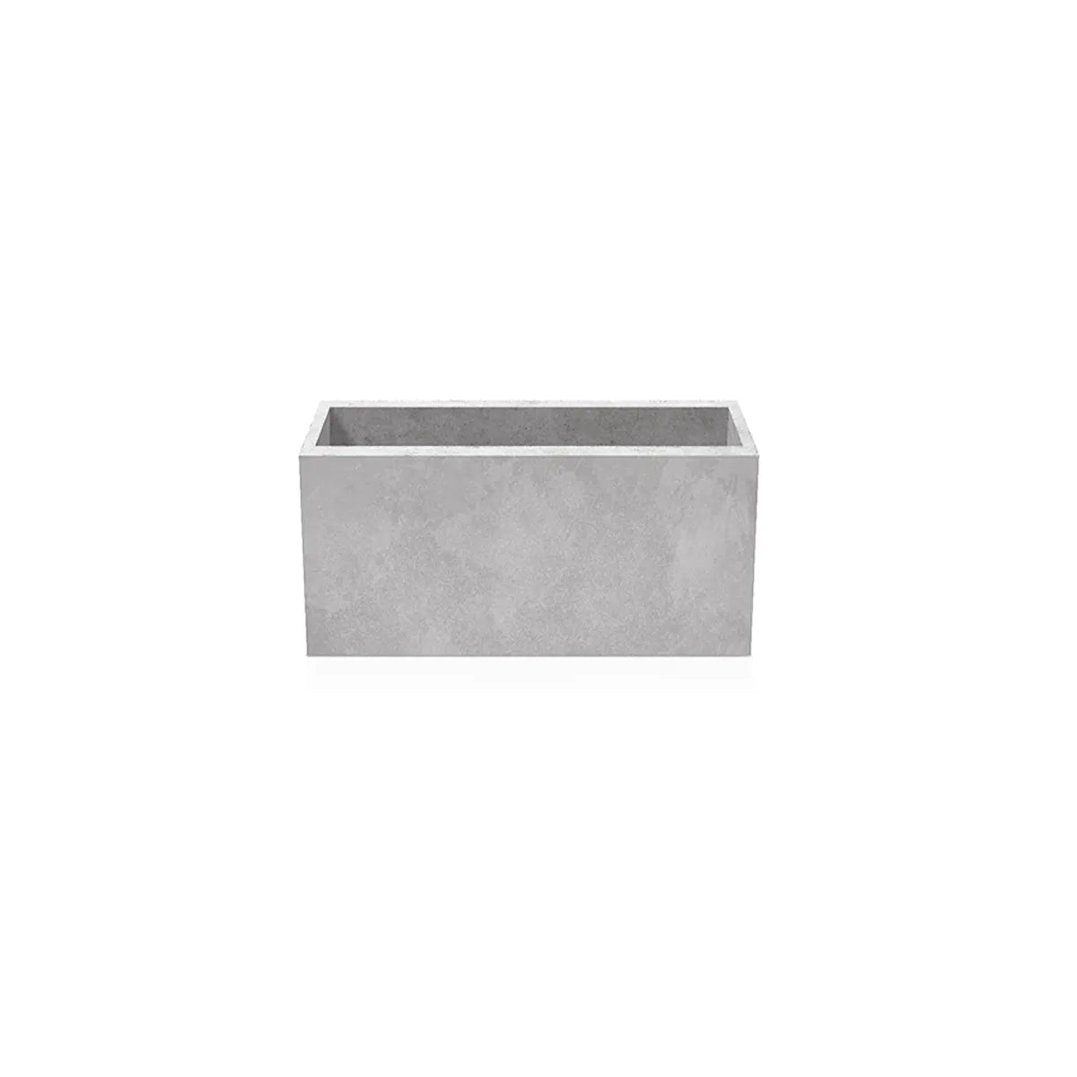 Outdoor Concrete Planters - Rectangle 30x70x30 cm on white background Decormania.eu