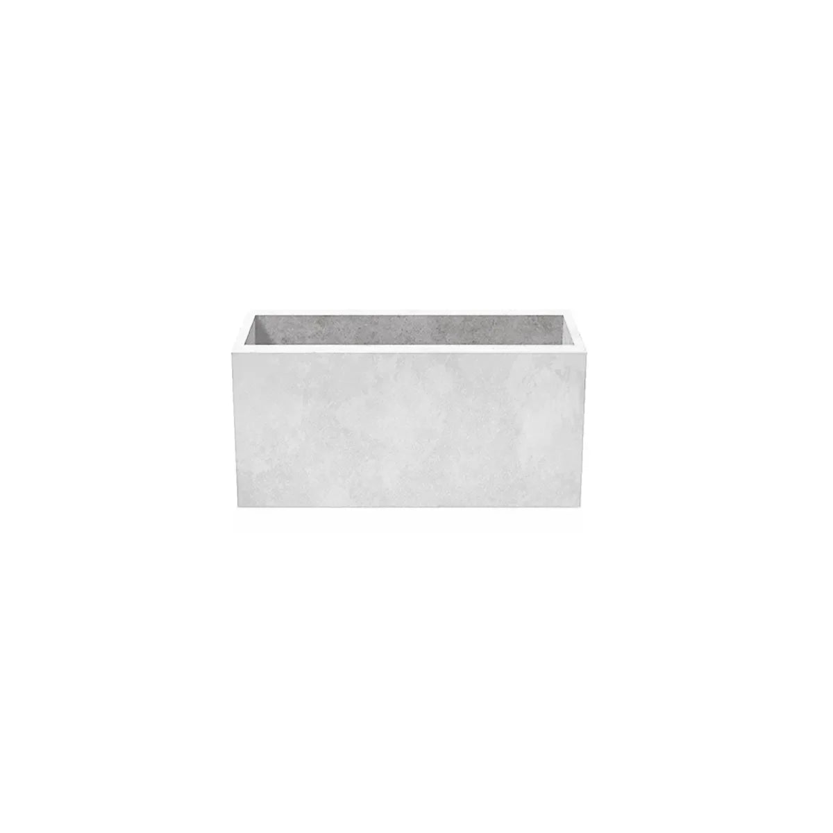 Outdoor Concrete Planters - Rectangle 30x70x30 cm on white background Decormania.eu