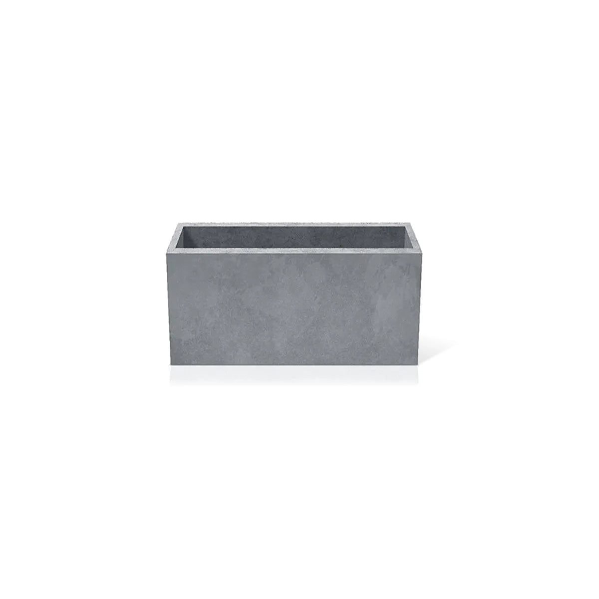 Outdoor Concrete Planters - Rectangle 30x70x30 cm on white background Decormania.eu