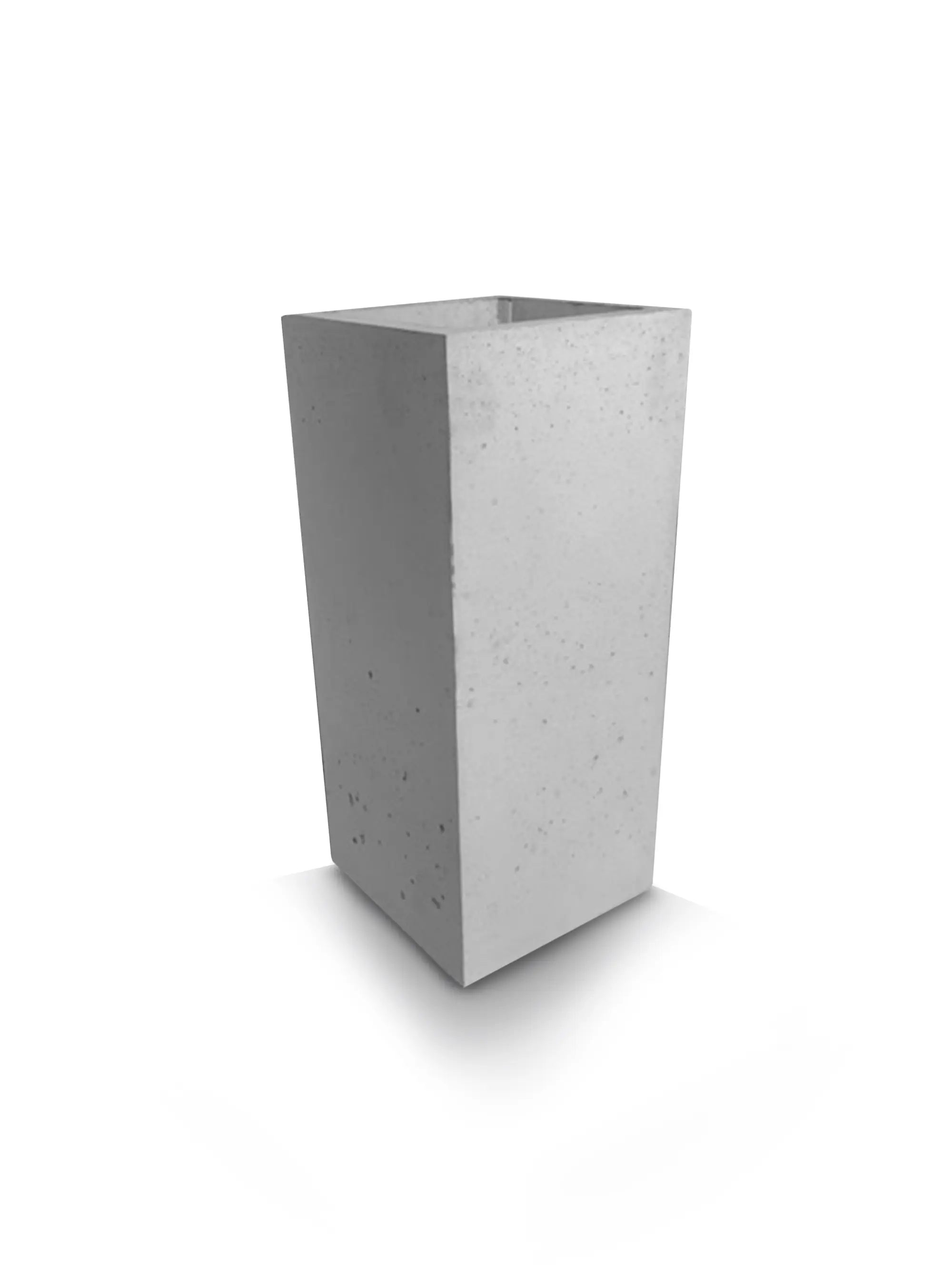 Outdoor Concrete Planters - Square 30x30x70 cm on white background Decormania.eu