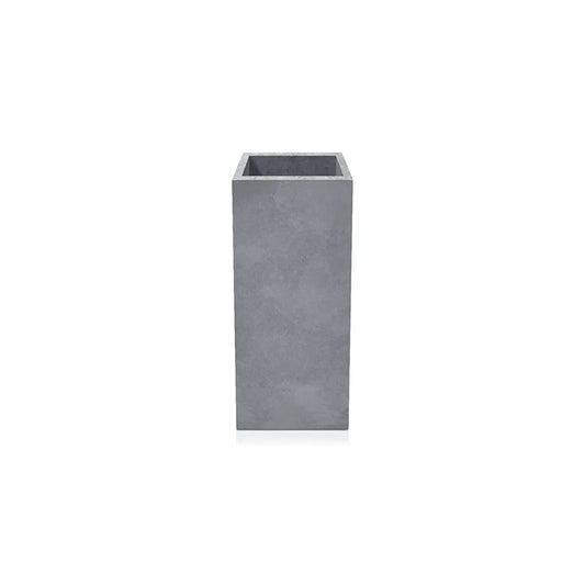 Outdoor Concrete Planters - Square 30x30x70 cm on white background Decormania.eu