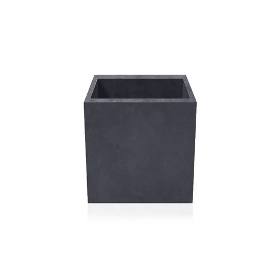 Outdoor Concrete Planters - Square 60x60x60 cm on white background Decormania.eu