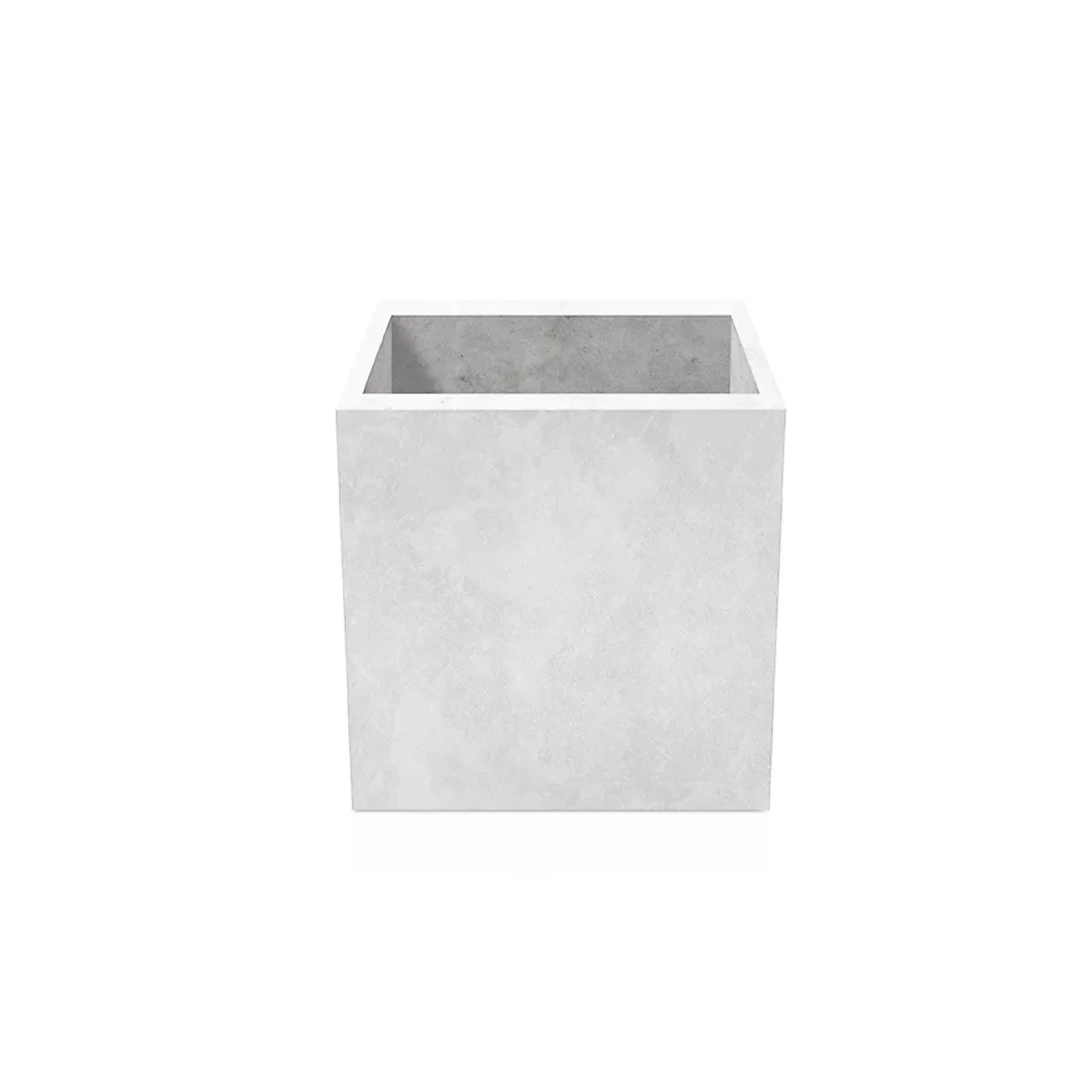 Outdoor Concrete Planters - Square 60x60x60 cm on white background Decormania.eu