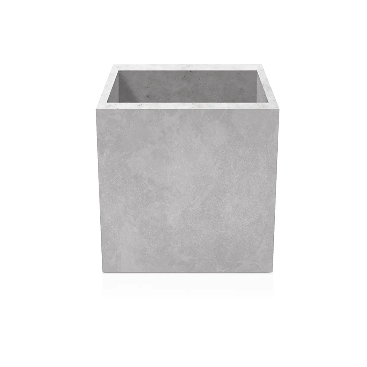 Outdoor Concrete Planters - Square 70x70x70 cm on white background Decormania.eu