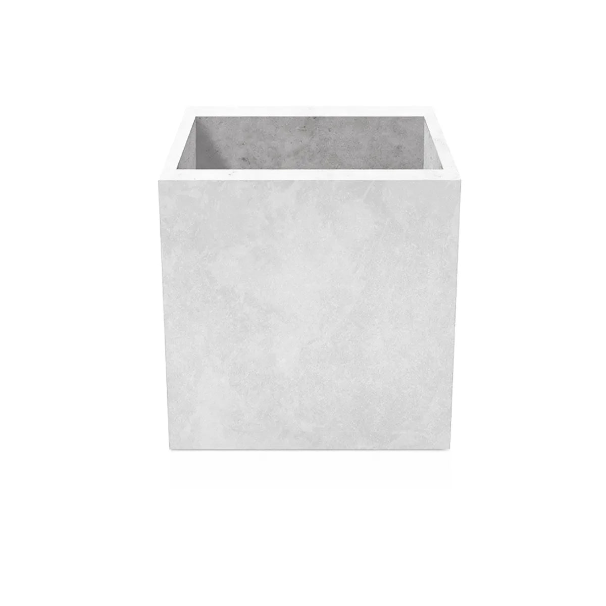 Outdoor Concrete Planters - Square 70x70x70 cm on white background Decormania.eu
