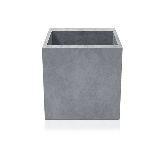Outdoor Concrete Planters - Square 70x70x70 cm on white background Decormania.eu