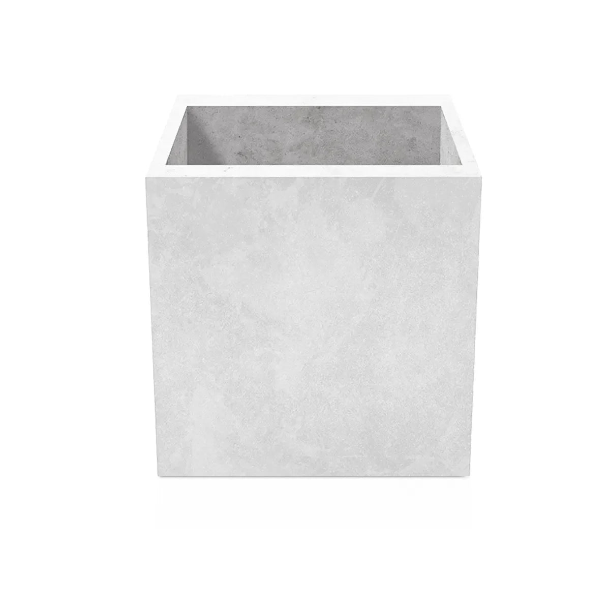 Outdoor Concrete Planters - Square 80x80x80 cm on white background Decormania.eu