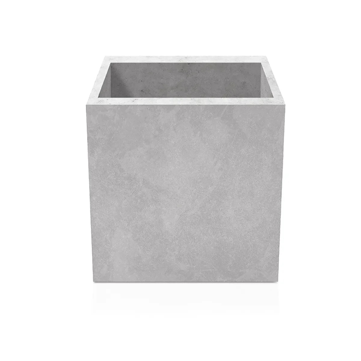 Outdoor Concrete Planters - Square 80x80x80 cm on white background Decormania.eu