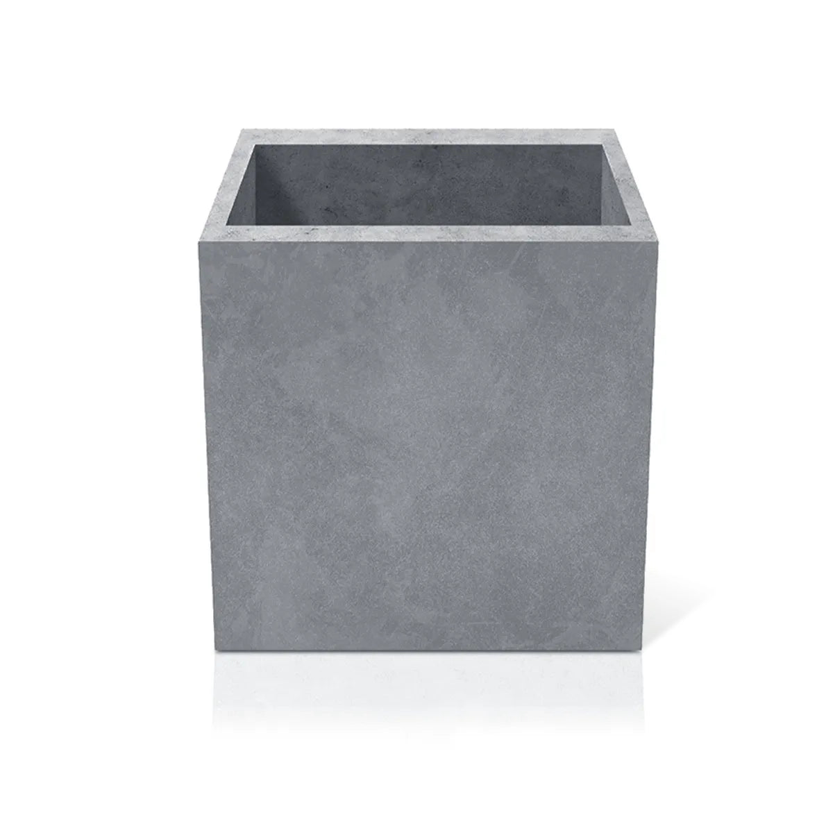 Outdoor Concrete Planters - Square 80x80x80 cm on white background Decormania.eu