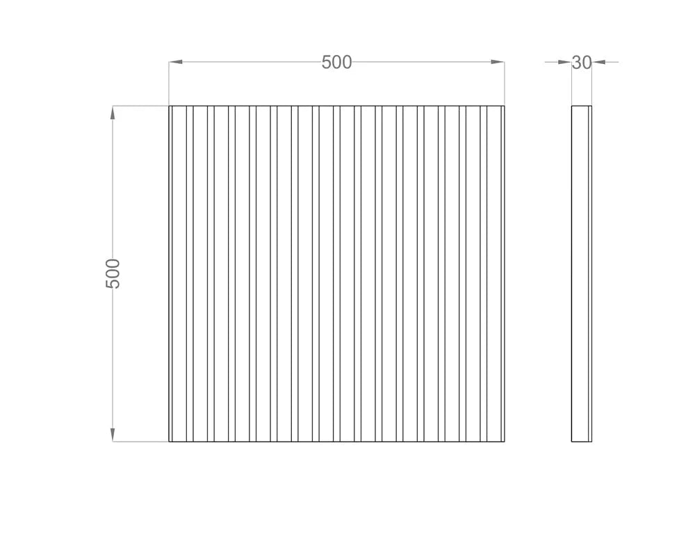 PIXEL L RIFT Soft Acoustic Wall Panel on white background DecorMania.eu