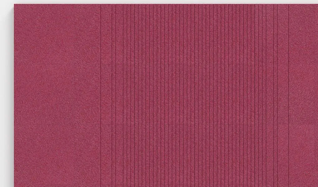 PIXEL L RIFT Soft Acoustic Wall Panel on white background DecorMania.eu