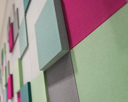 PIXEL M Soft Acoustic Wall Panel closeup photo DecorMania.eu