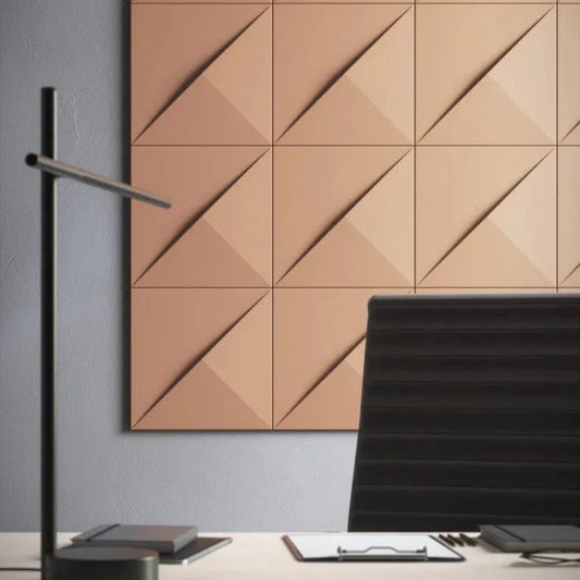 PUZZLE 3D Polyurethane Wall Art Panel in office interior cropped DecorMania.eu