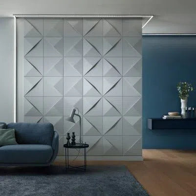 PUZZLE 3D Polyurethane Wall Art Panel in living room interior DecorMania.eu