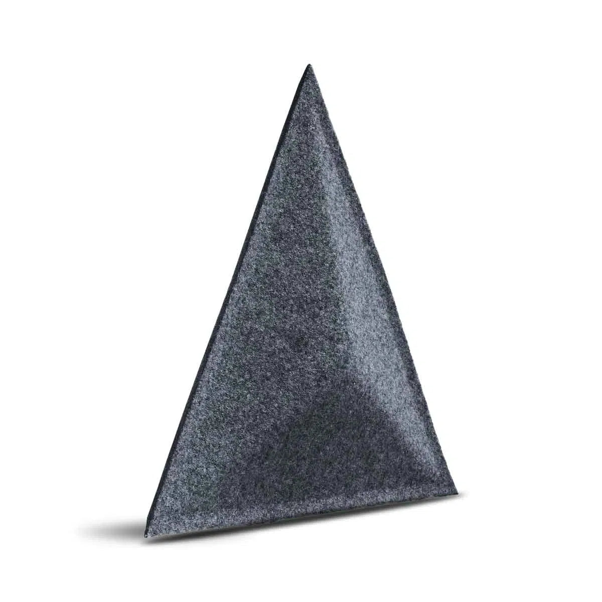 PYRAMID 3D Acoustic Felt Wall Panels GREY on white background Decormania.eu