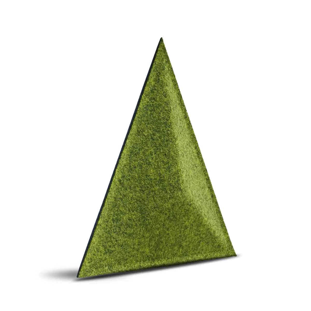 PYRAMID 3D Acoustic Felt Wall Panels OLIVE on white background DecorMania.eu