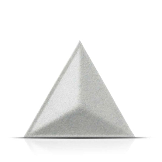 PYRAMID Acoustic 3D Felt Wall Panels CREAM on white background DecorMania.eu