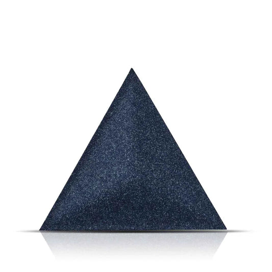 PYRAMID Acoustic 3D Felt Wall Panels NAVY on white background DecorMania.eu