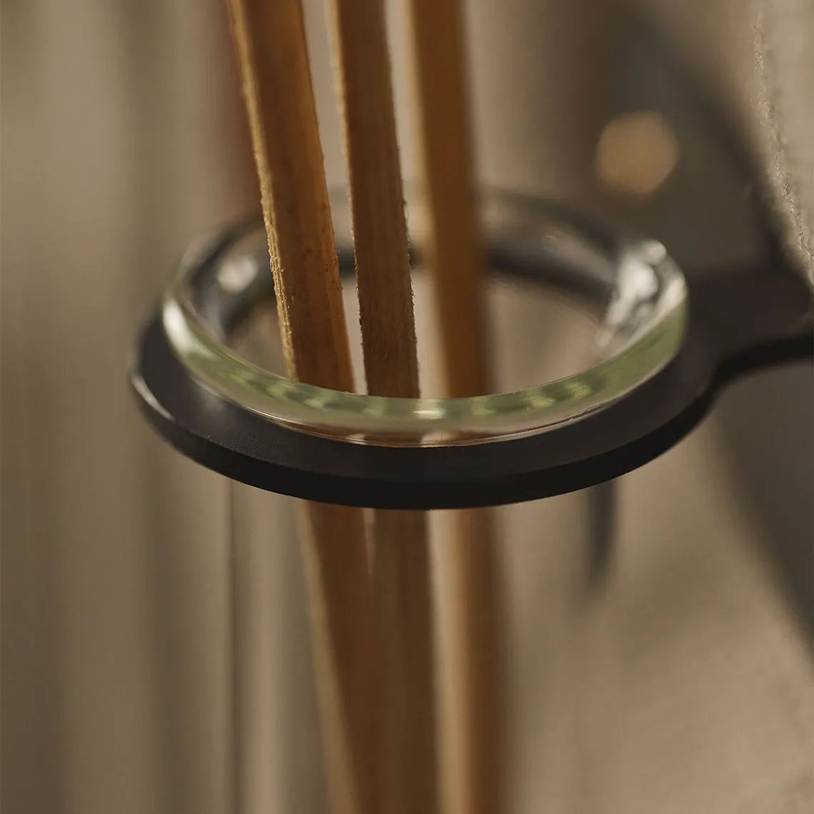 Padded Wall Boards Accessories - Decorative Strip 1 Black closeup Docormania.eu