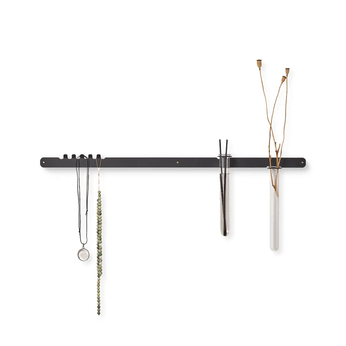 Padded Wall Boards Accessories - Decorative Strip 2 Black on white background Docormania.eu