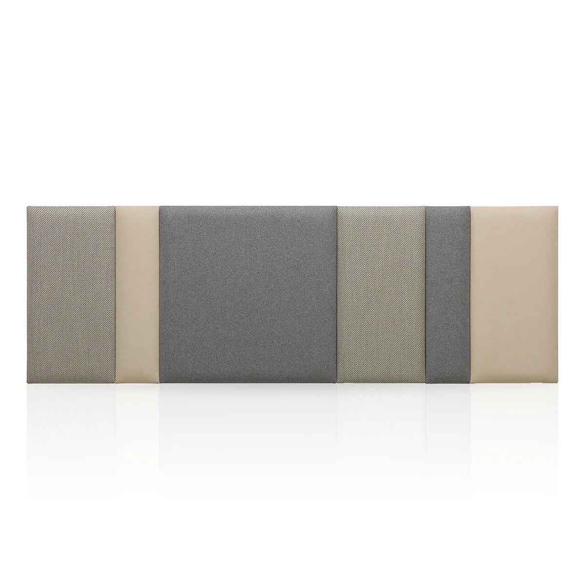Padded Wall Panels Set 1 Olive on white background Decormania.eu