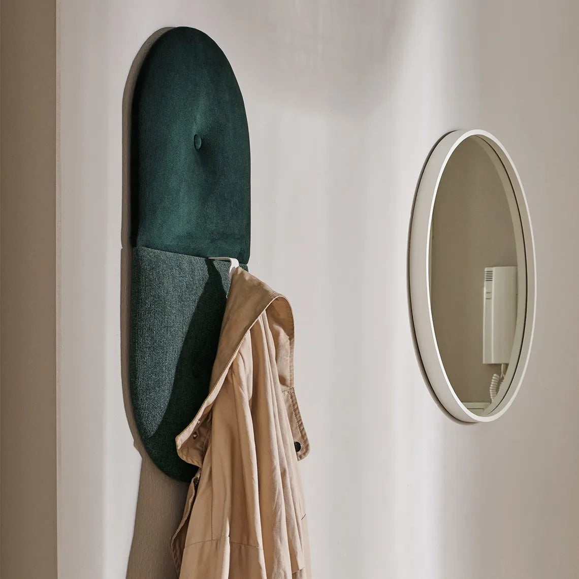 Padded Wall Boards Accessories - Hook with hanging coat Decormania.eu