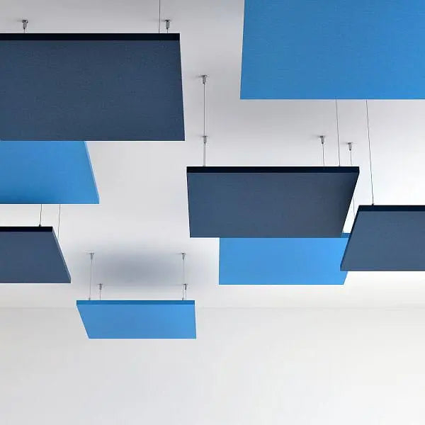 Pixel AIR Acoustic Suspended Ceiling Panel blue composition DecorMania.eu
