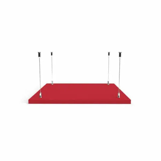 Pixel AIR Acoustic Suspended Ceiling Panel red on white background DecorMania.eu