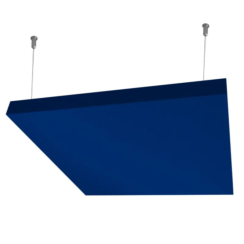 Pixel AIR Acoustic Suspended Ceiling Panel navy colour on white background DecorMania.eu