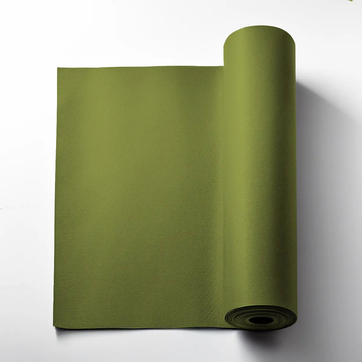 KHAKI Plain Acoustic Wallpaper - 90% Wool-fluffo-DecorMania-eu