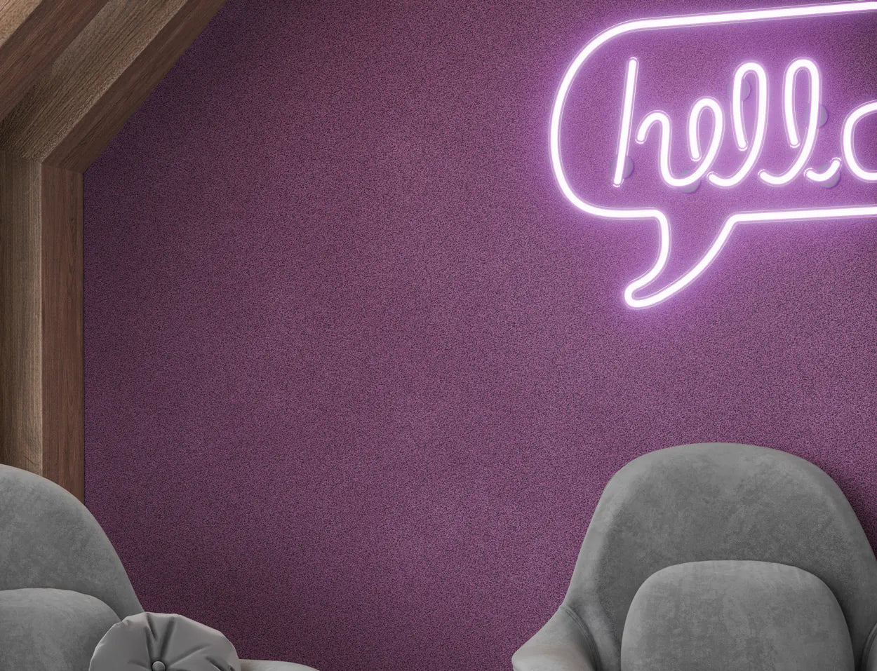 KHAKI Plain Acoustic Wallpaper - 90% Wool-fluffo-DecorMania-eu