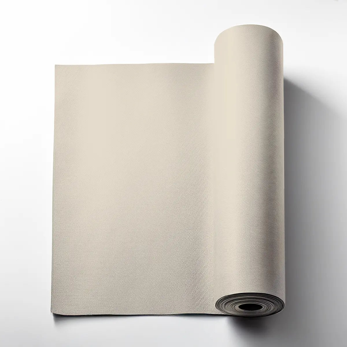 CAPPUCCINO Plain Acoustic Wallpaper - 90% Wool-fluffo-DecorMania-eu