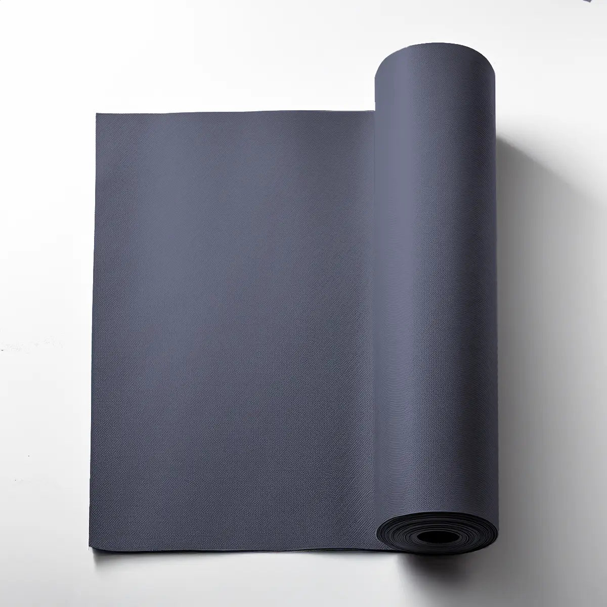MIDNIGHT Plain Acoustic Wallpaper - 90% Wool-fluffo-DecorMania-eu