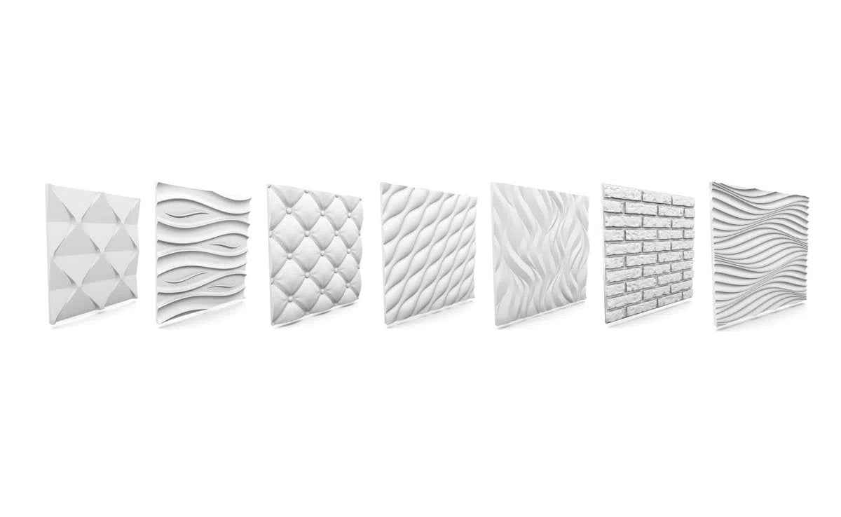Polystyrene Wall Art – 3D Decorative Panels EPS Sample on white background DecorMania.eu