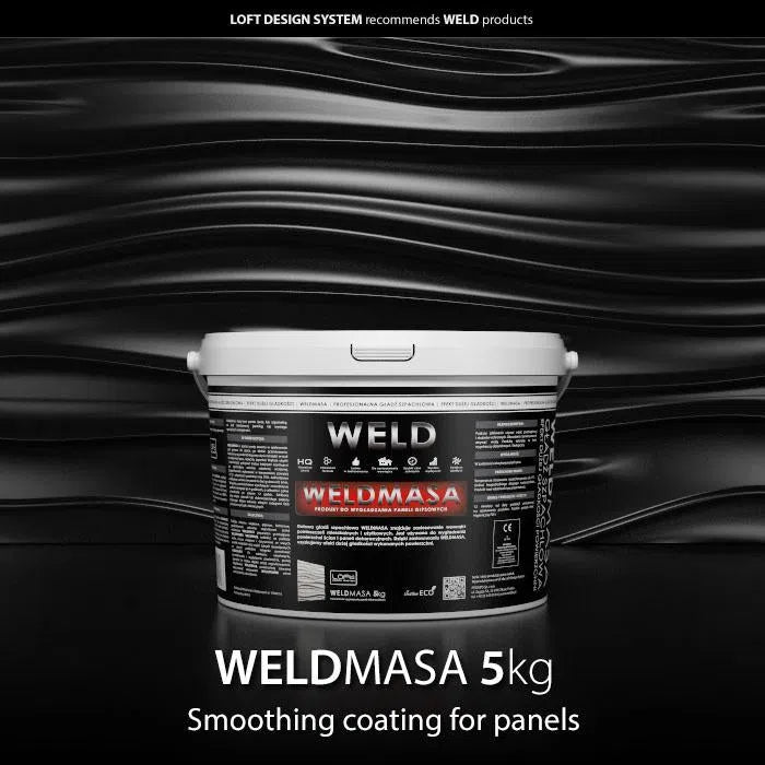 Premium Gypsum Adhesives & accessories - WELDMASA on black baskground DecorMania.eu