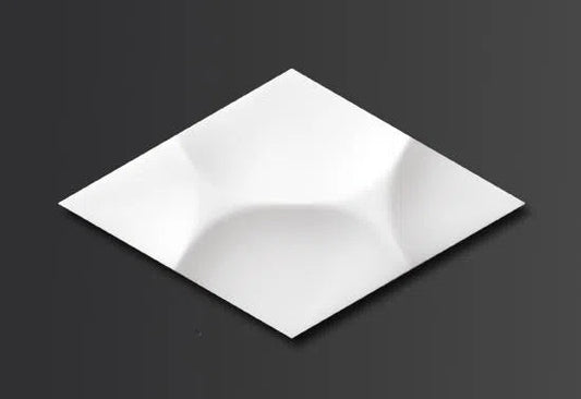 RAY 3D Polyurethane Wall Art Panel on dark grey background Decormania.eu