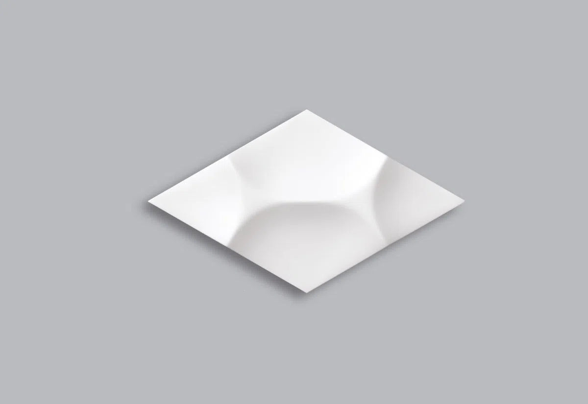 RAY 3D Polyurethane Wall Art Panel on grey background Decormania.eu