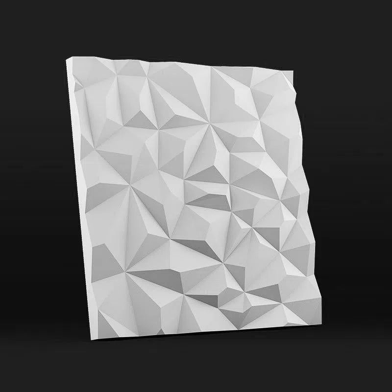 RHINESTONE Gypsum 3D Wall Panels on black background DecorMania.eu