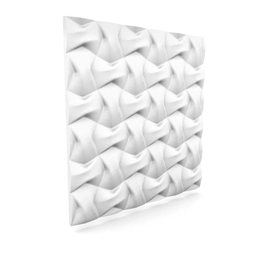 RIBBON Polystyrene Wall Art – 3D Decorative Panels on white colour background DecorMania.eu