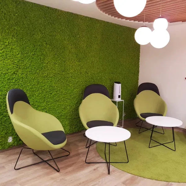 Reindeer Preserved Moss Wall Decor 4 kg in modern interior DecorMania.eu