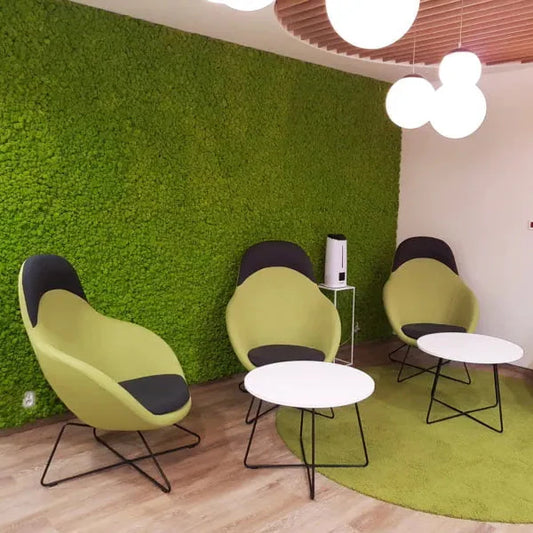 Reindeer Preserved Moss Wall Decor in modern interior DecorMania.eu