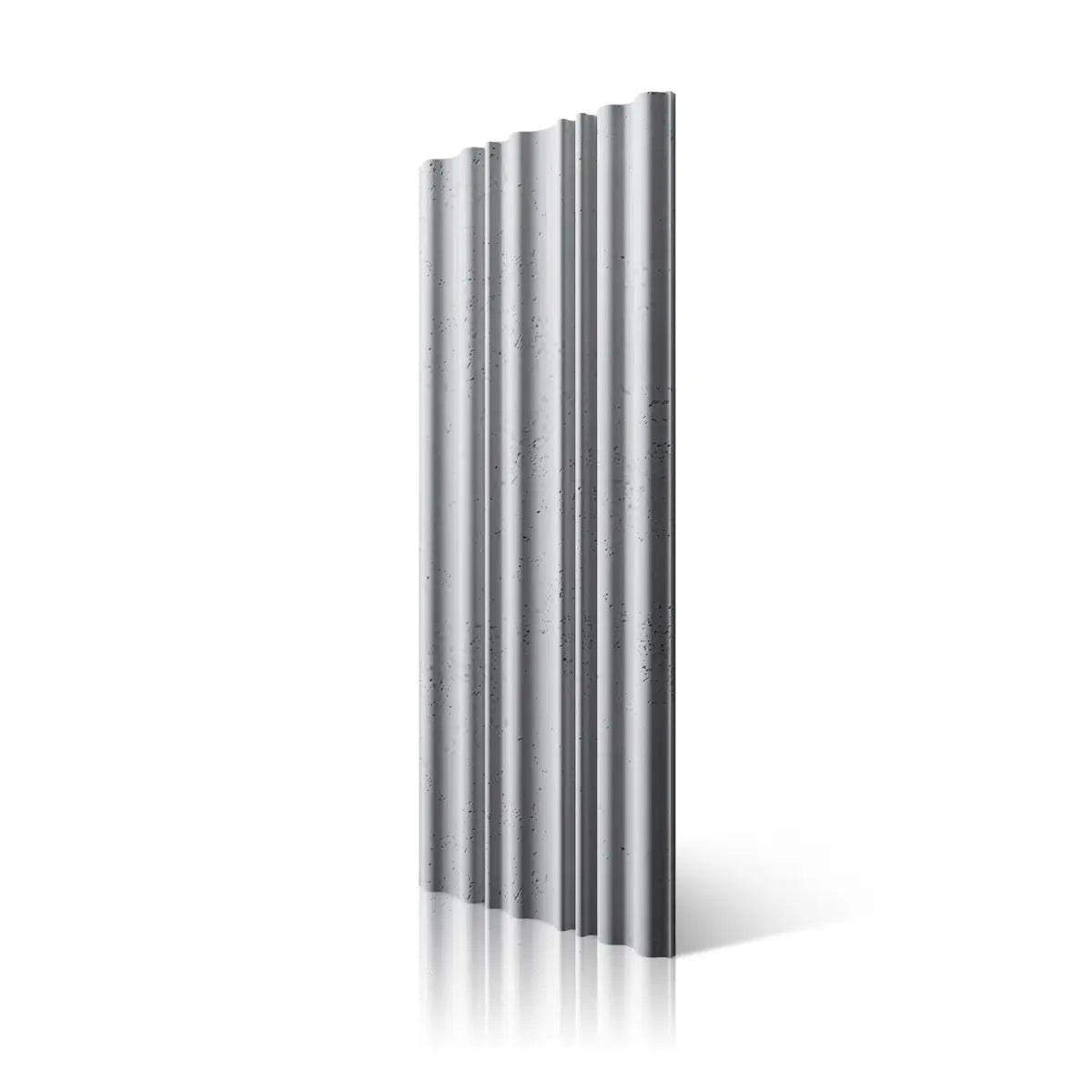 3D Concrete Wall Panel CURTAINS S50 colour on white background DecorMania.eu