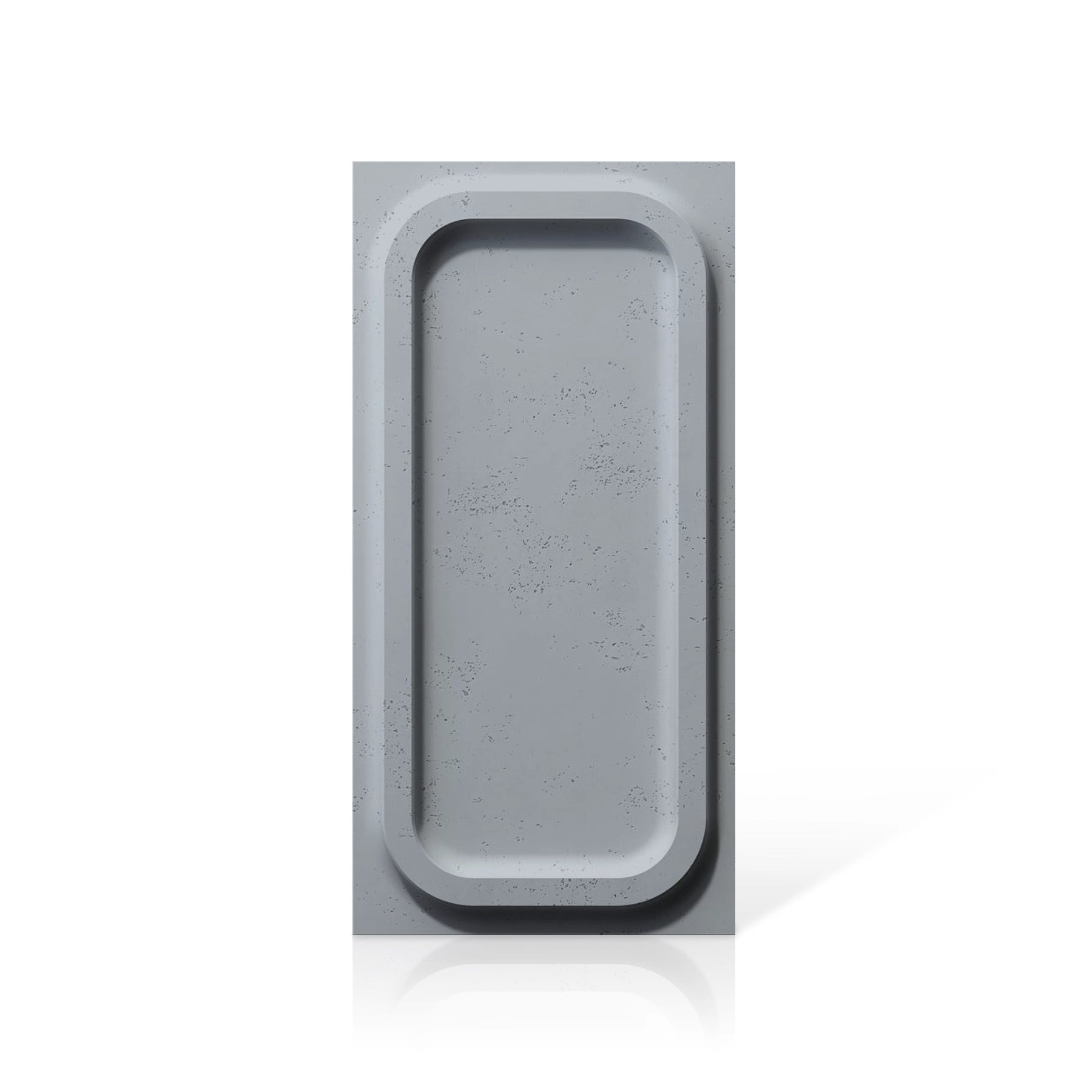 3D Concrete Wall Panels PORTHOLE colour swatch on white background DecorMania.eu