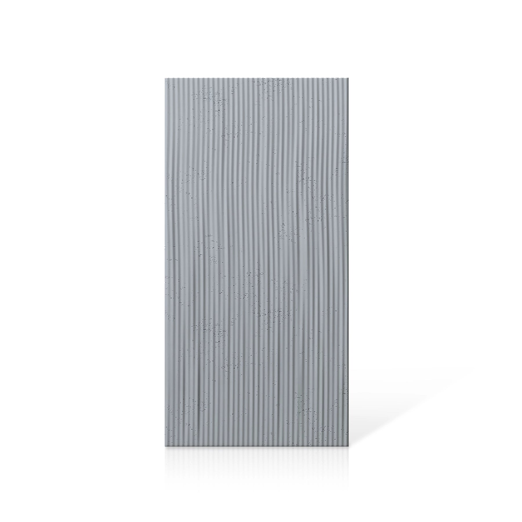 3D Concrete Wall Panels RIDGES colour swatch on white background DecorMania.eu