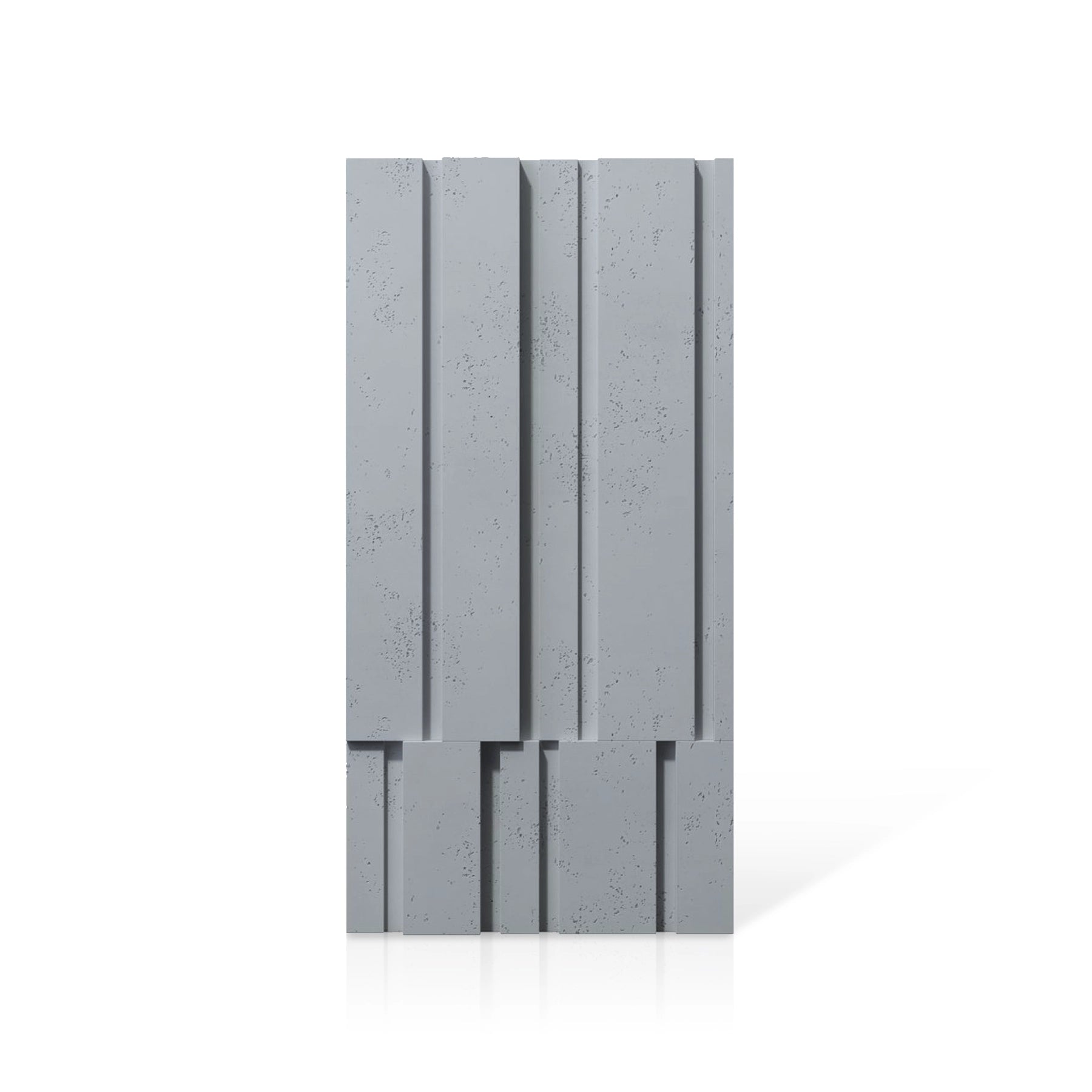 3D Concrete Wall Panels ROOFTOPS colour swatch on white background DecorMania.eu