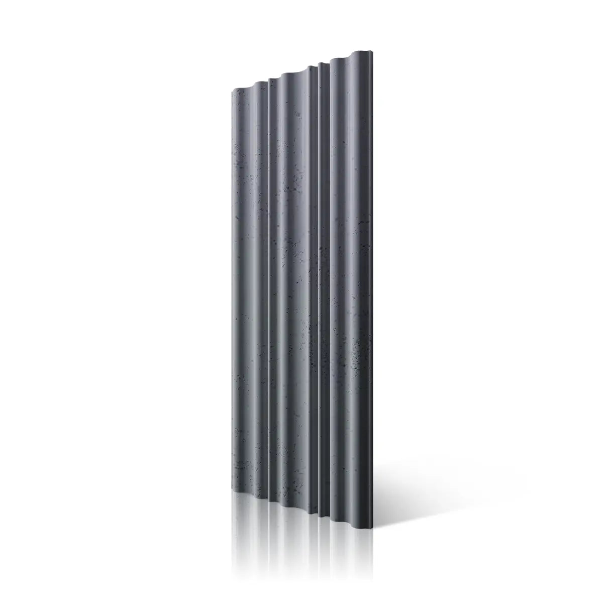 3D Concrete Wall Panel CURTAINS S96 colour on white background DecorMania.eu