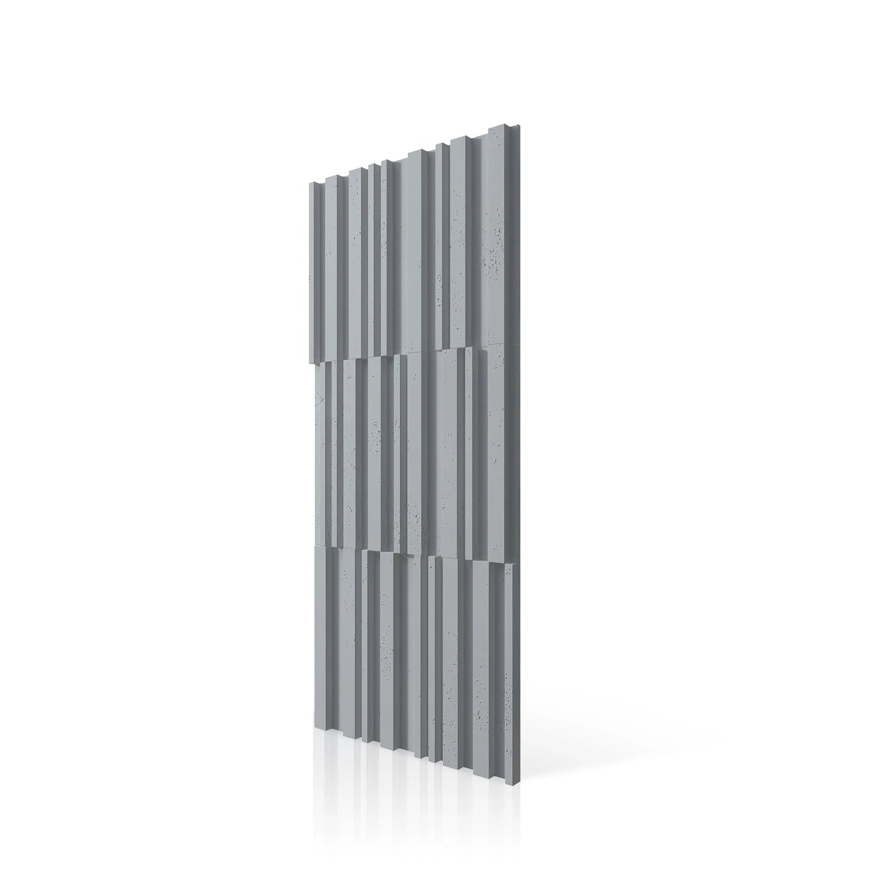 3D Concrete Wall Panels RIFT MIXED colour swatch on white background DecorMania.eu